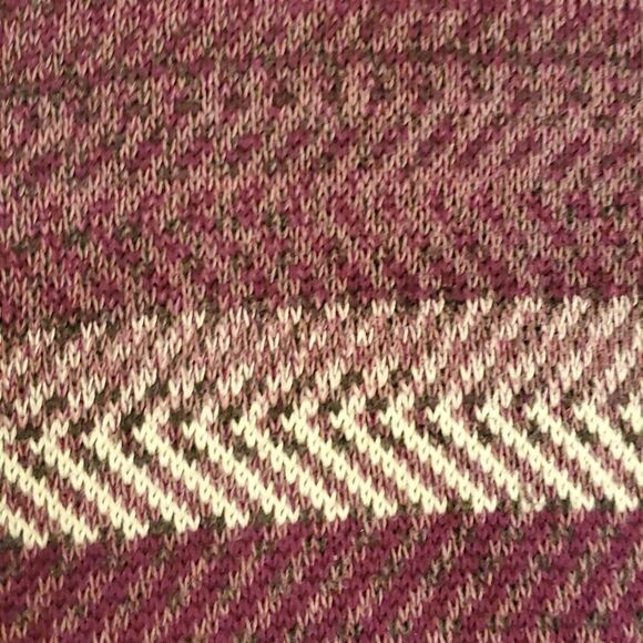 Chaps denim purple striped sweater - Picture 5 of 6